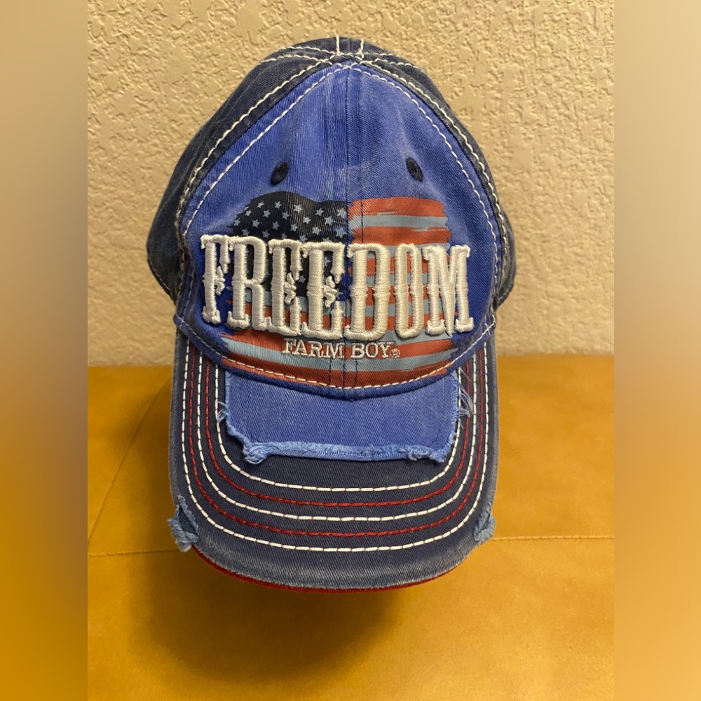 Farm Boy Freedom Kids Denim Cap